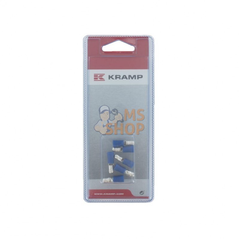 KRLA9025P006; KRAMP BLISTER; Cosse ronde 1,5-2,5mm² (6x); pièce detachée KRLA9025P006; KRAMP BLISTER; Cosse ronde 1,5-2,5mm² (6x); pièce detachée