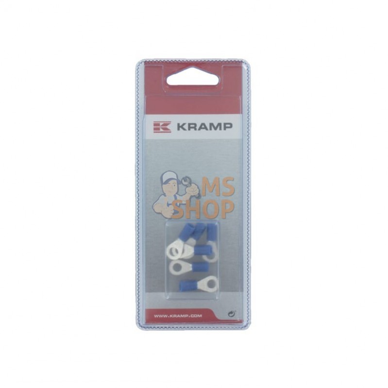 KRLA9035P006; KRAMP BLISTER; Cosses rondes bleues Ø5mm (6x); pièce detachée KRLA9035P006; KRAMP BLISTER; Cosses rondes bleues Ø5mm (6x); pièce detachée