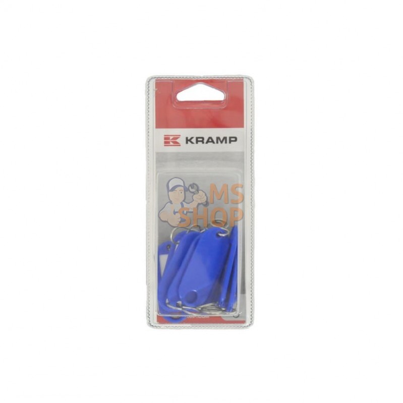 KRHG1000BLP010; KRAMP BLISTER; Porte-clefs bleu étiquette; pièce detachée KRHG1000BLP010; KRAMP BLISTER; Porte-clefs bleu étiquette; pièce detachée
