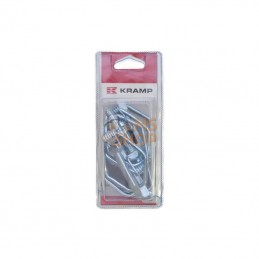 KRLP812KRP006; KRAMP BLISTER; Goupille clips 8x45mm (6x); pièce detachée
