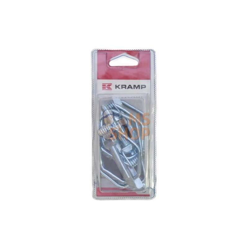 KRLP812KRP006; KRAMP BLISTER; Goupille clips 8x45mm (6x); pièce detachée KRLP812KRP006; KRAMP BLISTER; Goupille clips 8x45mm (6x); pièce detachée