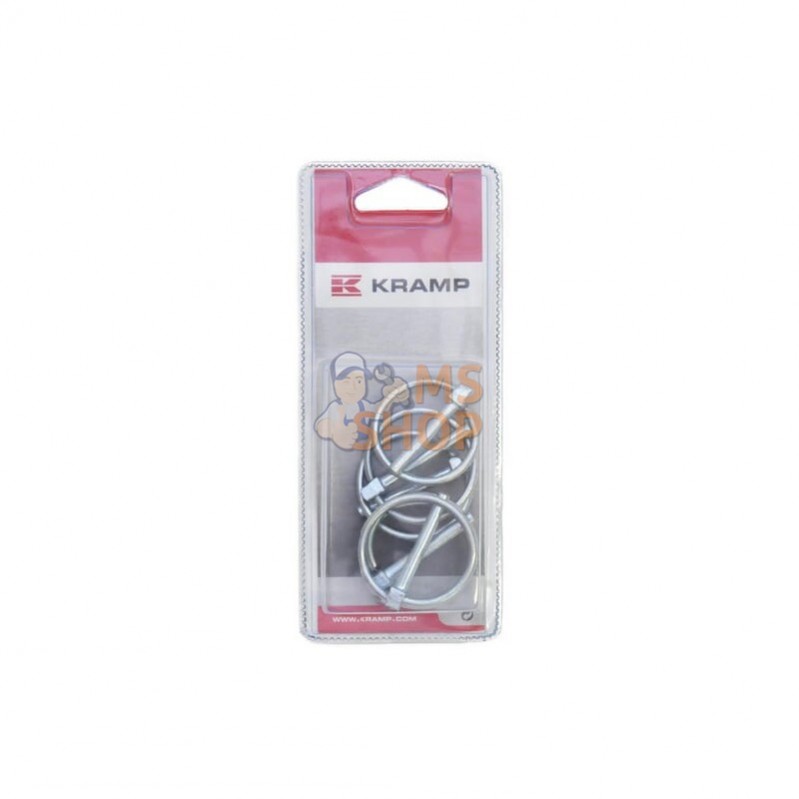 KRLP4KRP006; KRAMP BLISTER; Goupille clips 4,5mm (6x); pièce detachée KRLP4KRP006; KRAMP BLISTER; Goupille clips 4,5mm (6x); pièce detachée
