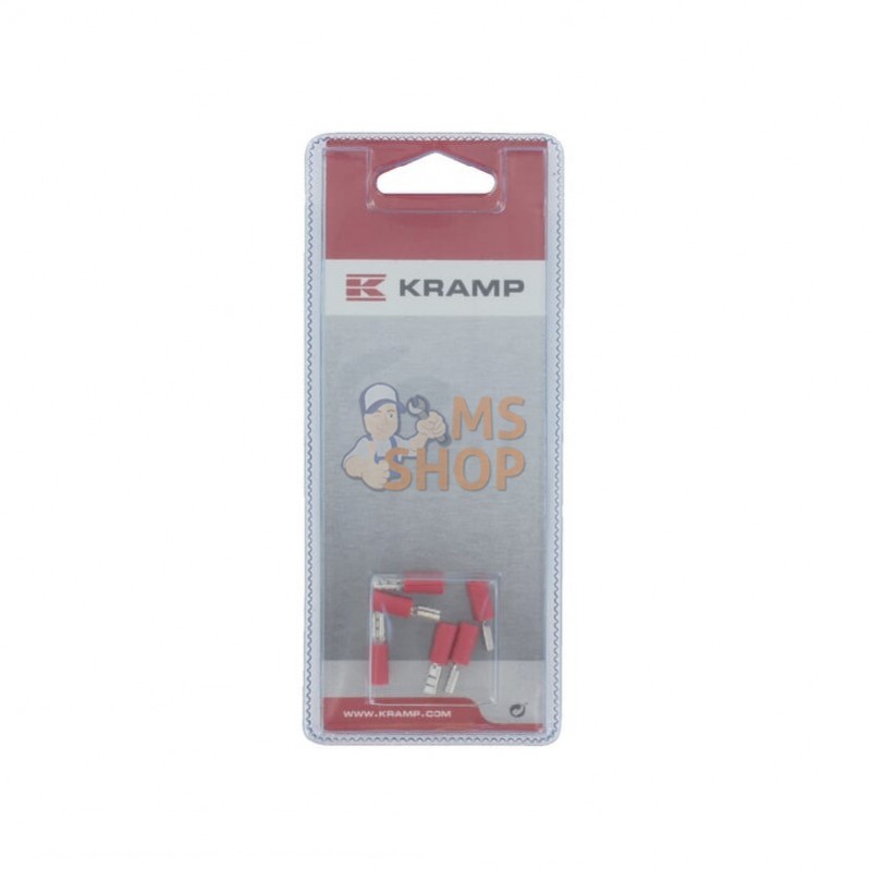 KRLA9235P006; KRAMP BLISTER; Fiche clip 2,8 x 0,8mm (6x); pièce detachée