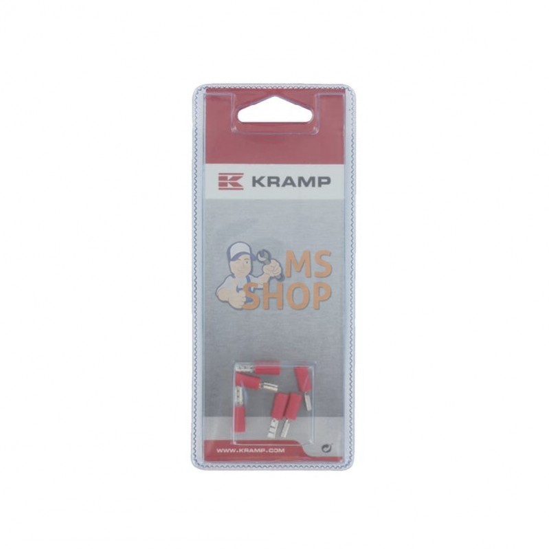 KRLA9235P006; KRAMP BLISTER; Fiche clip 2,8 x 0,8mm (6x); pièce detachée KRLA9235P006; KRAMP BLISTER; Fiche clip 2,8 x 0,8mm (6x); pièce detachée