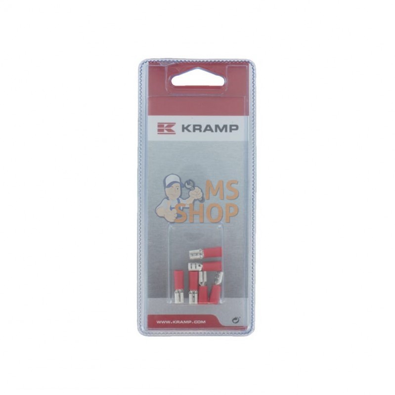 KRLA9230P006; KRAMP BLISTER; Clip Fiche 4,8 x 0,8mm (6x); pièce detachée KRLA9230P006; KRAMP BLISTER; Clip Fiche 4,8 x 0,8mm (6x); pièce detachée