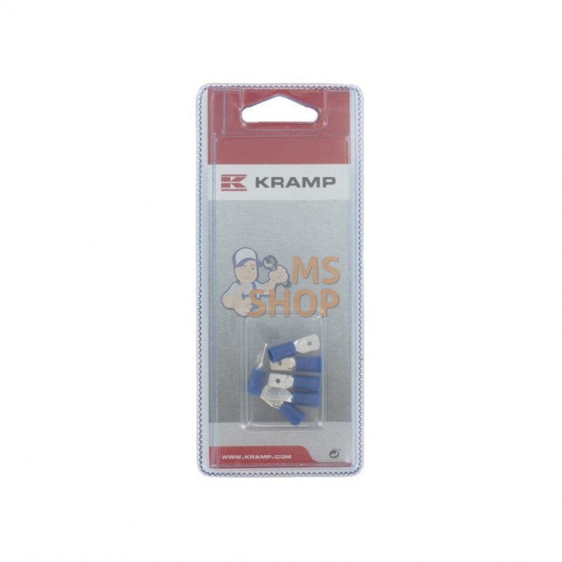 KRLA9120P006; KRAMP BLISTER; Fiche plate 6,3 x 0,8mm (6x); pièce detachée