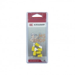 KRLA9320P005; KRAMP BLISTER; Cosse plate jaune (6x); pièce detachée