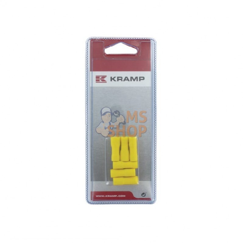 KRLA9380P006; KRAMP BLISTER; Cosse plate jaune 4-6mm² (6x); pièce detachée KRLA9380P006; KRAMP BLISTER; Cosse plate jaune 4-6mm² (6x); pièce detachée