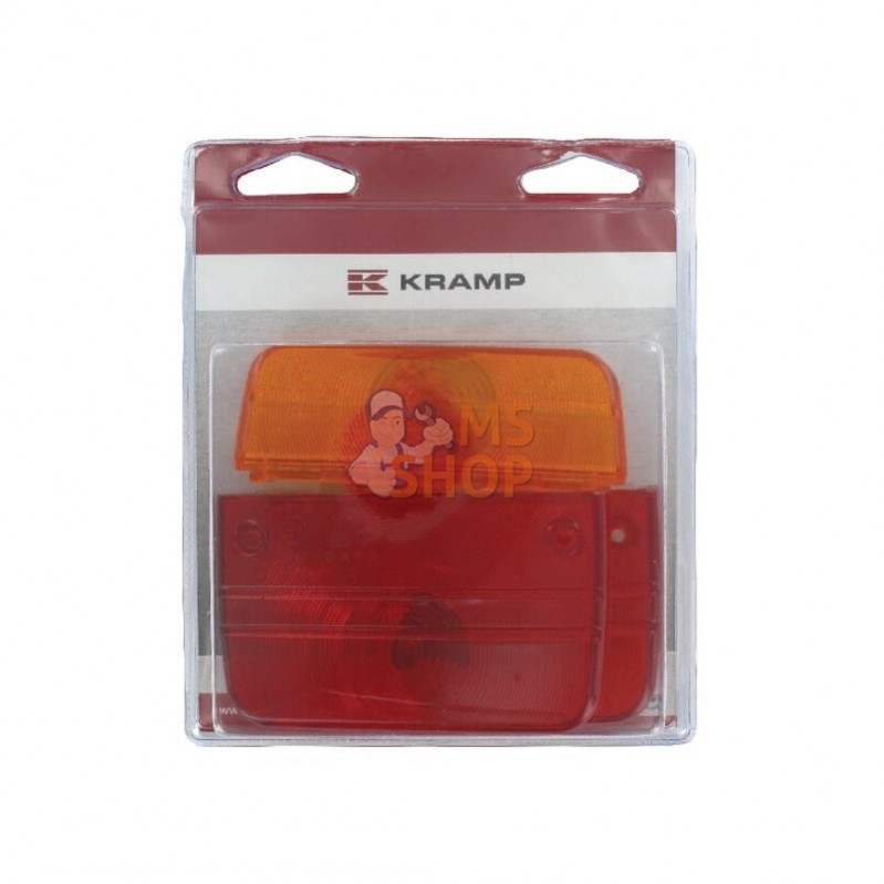 KRLA99270GPP002; KRAMP BLISTER; Verre de phare (2x); pièce detachée