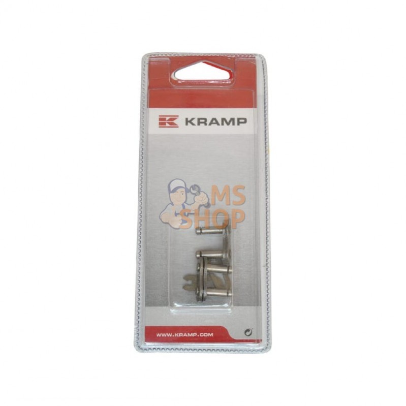 KR08B1CLLBP002; KRAMP BLISTER; Maillon 1/2x5/16 (2x); pièce detachée KR08B1CLLBP002; KRAMP BLISTER; Maillon 1/2x5/16 (2x); pièce detachée