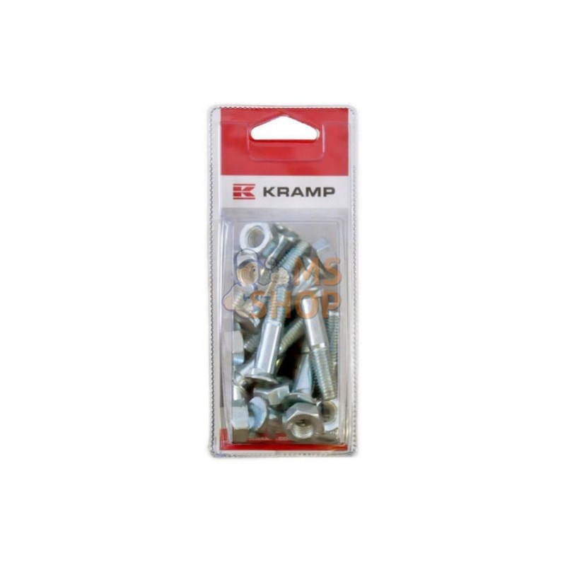 KR1050COP012; KRAMP BLISTER; Boulon TF2E M10x50 (12x); pièce detachée KR1050COP012; KRAMP BLISTER; Boulon TF2E M10x50 (12x); pièce detachée