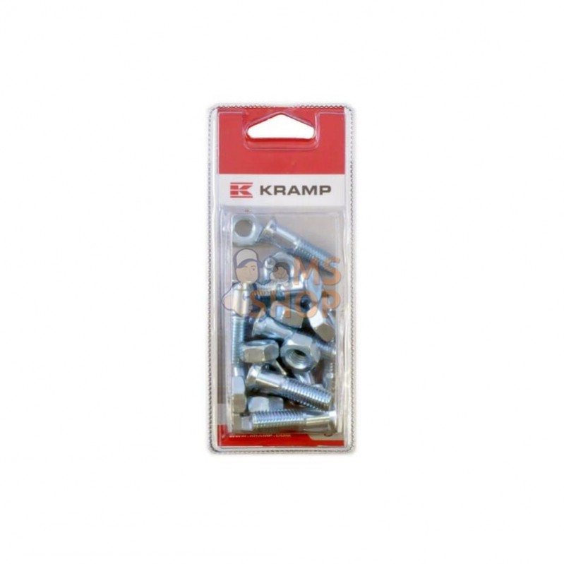 KR1040COP012; KRAMP BLISTER; Boulon TF2E M10x40 (12x); pièce detachée KR1040COP012; KRAMP BLISTER; Boulon TF2E M10x40 (12x); pièce detachée