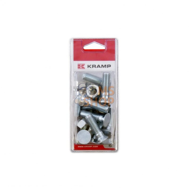 KR1240COP012; KRAMP BLISTER; Boulon TF2E M12x40 (12x); pièce detachée KR1240COP012; KRAMP BLISTER; Boulon TF2E M12x40 (12x); pièce detachée