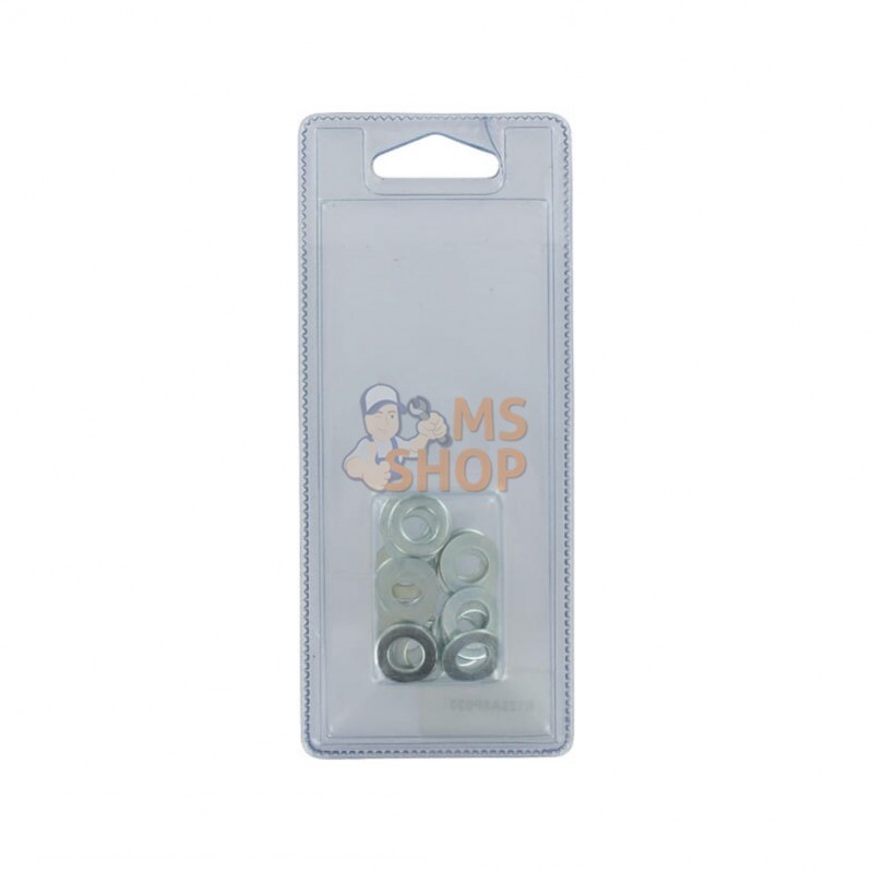 KR125A8P020; KRAMP BLISTER; Rondelle M8 zinguée (20x); pièce detachée KR125A8P020; KRAMP BLISTER; Rondelle M8 zinguée (20x); pièce detachée