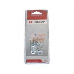 KR125A7P020; KRAMP BLISTER; Rondelle M7 zinguée (20x); pièce detachée