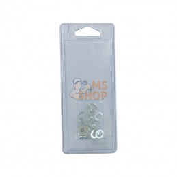 KR125A6P020; KRAMP BLISTER; Rondelle M6 zinguée (20x); pièce detachée