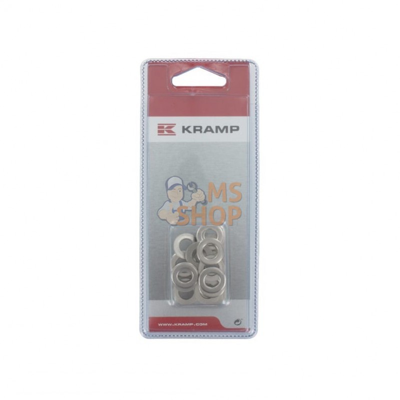 KR125A8RVSP020; KRAMP BLISTER; Rondelle Inox M8 (20x); pièce detachée KR125A8RVSP020; KRAMP BLISTER; Rondelle Inox M8 (20x); pièce detachée