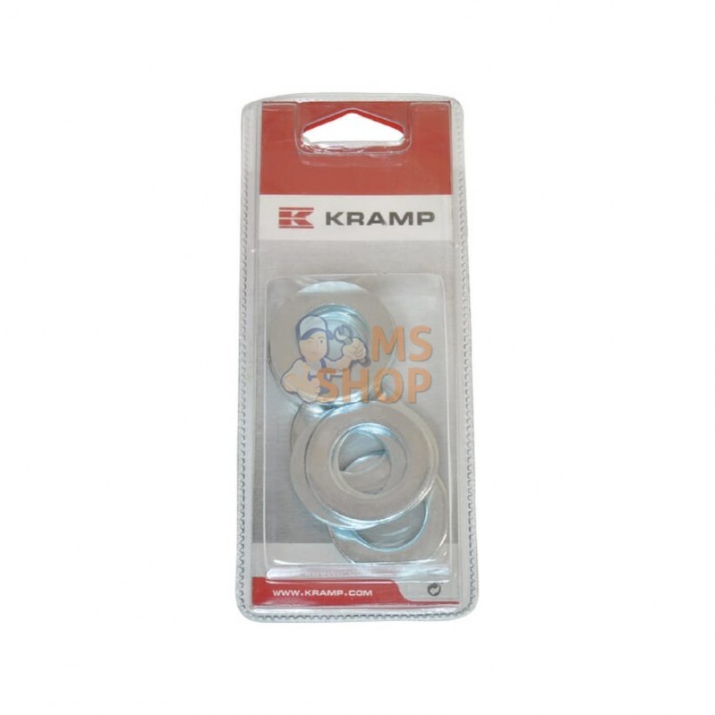 KR125A20P010; KRAMP BLISTER; Rondelle M20 zinguée (10x); pièce detachée KR125A20P010; KRAMP BLISTER; Rondelle M20 zinguée (10x); pièce detachée