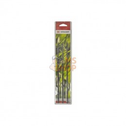 KG2004501GPP003; KRAMP BLISTER; Limes rondes 4,50mm (3x); pièce detachée