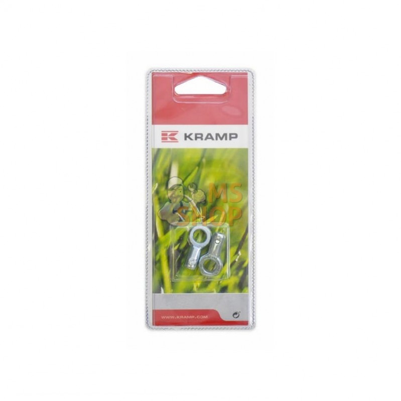 KGFGP000227P002; KRAMP BLISTER; Embouts oeillet 8mm (2x); pièce detachée KGFGP000227P002; KRAMP BLISTER; Embouts oeillet 8mm (2x); pièce detachée