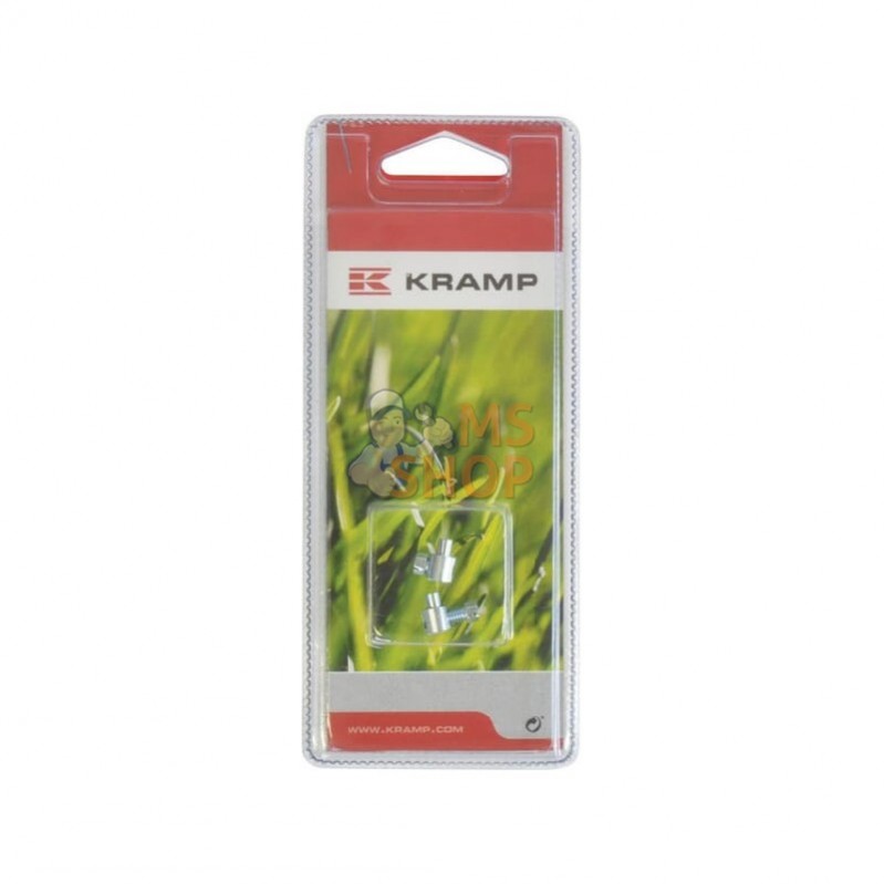 KGFGP454564P002; KRAMP BLISTER; Serre câble 7x7mm / 2,4mm (x2); pièce detachée KGFGP454564P002; KRAMP BLISTER; Serre câble 7x7mm / 2,4mm (x2); pièce detachée