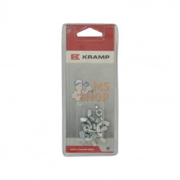 KR3155AMP010; KRAMP BLISTER; Écrou à ailettes galvanisé M5 (10x); pièce detachée