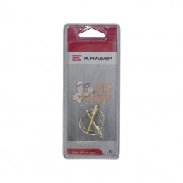KR02380000P002; KRAMP BLISTER; Goupille clips 3.8mm (2x); pièce detachée