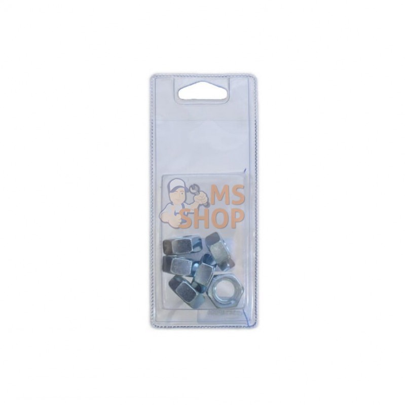 KR93414P006; KRAMP BLISTER; Écrou M14 zingué (x6); pièce detachée KR93414P006; KRAMP BLISTER; Écrou M14 zingué (x6); pièce detachée
