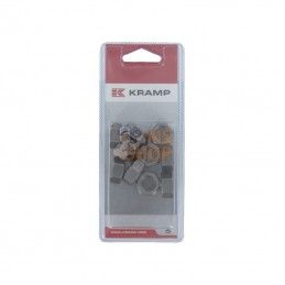 KR93412BP010; KRAMP BLISTER; Écrou noir M12 (10x); pièce detachée