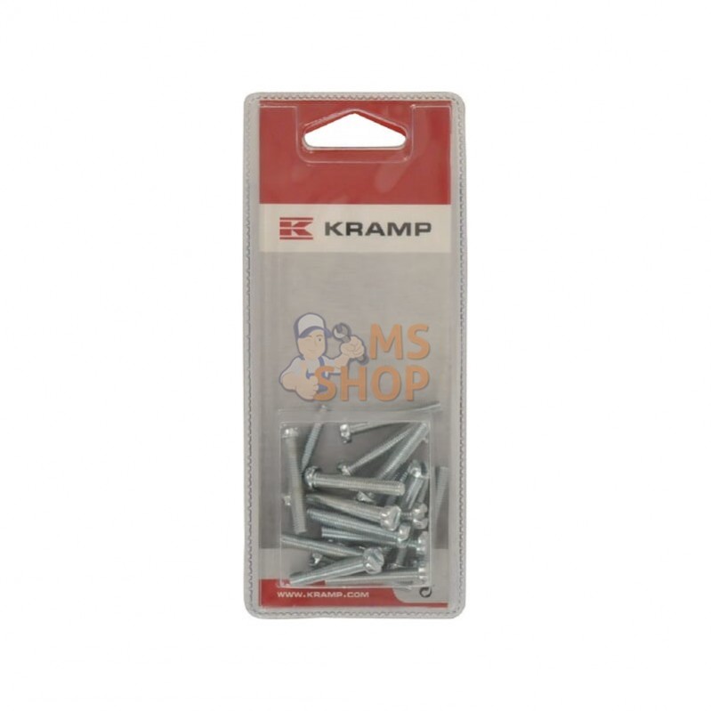 KR84530P020; KRAMP BLISTER; Vis métal M5x30 (20x); pièce detachée KR84530P020; KRAMP BLISTER; Vis métal M5x30 (20x); pièce detachée