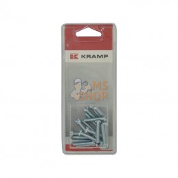 KR84525P020; KRAMP BLISTER; Vis métal M5x25 (20x); pièce detachée