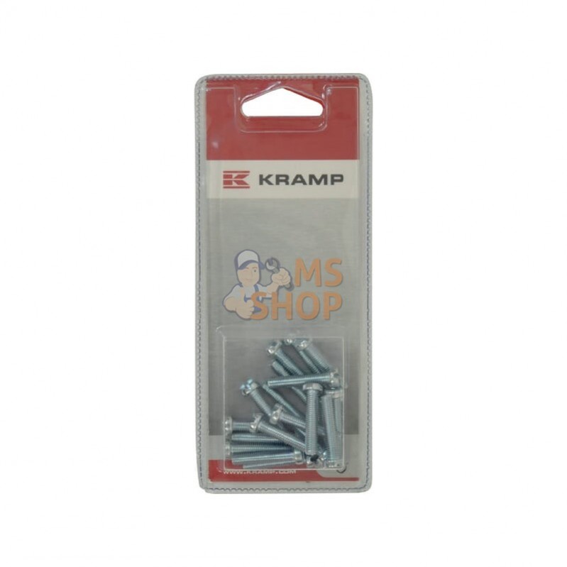 KR84525P020; KRAMP BLISTER; Vis métal M5x25 (20x); pièce detachée KR84525P020; KRAMP BLISTER; Vis métal M5x25 (20x); pièce detachée