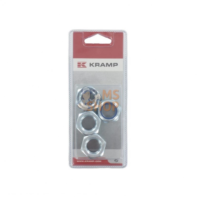 KR98518P004; KRAMP BLISTER; Ecrou autobloquant M18 (4x); pièce detachée KR98518P004; KRAMP BLISTER; Ecrou autobloquant M18 (4x); pièce detachée