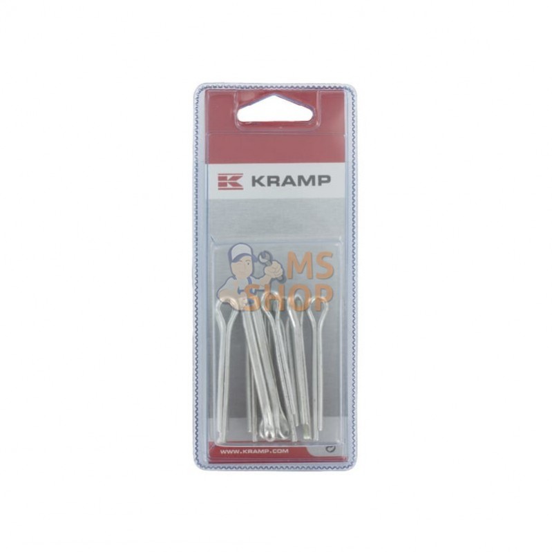 KR94545P010; KRAMP BLISTER; Goupille fendue 5x45mm (10x); pièce detachée KR94545P010; KRAMP BLISTER; Goupille fendue 5x45mm (10x); pièce detachée