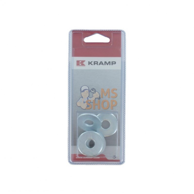 KR9021A10P010; KRAMP BLISTER; Rondelle de carrosserie M10 (10x); pièce detachée KR9021A10P010; KRAMP BLISTER; Rondelle de carrosserie M10 (10x); pièce detachée