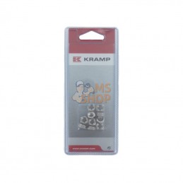KR9346RVSP010; KRAMP BLISTER; Ecrou hexagonal Inox M6 (10x); pièce detachée