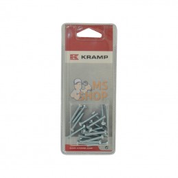 KR84425P020; KRAMP BLISTER; Vis métal M4x25 (20x); pièce detachée