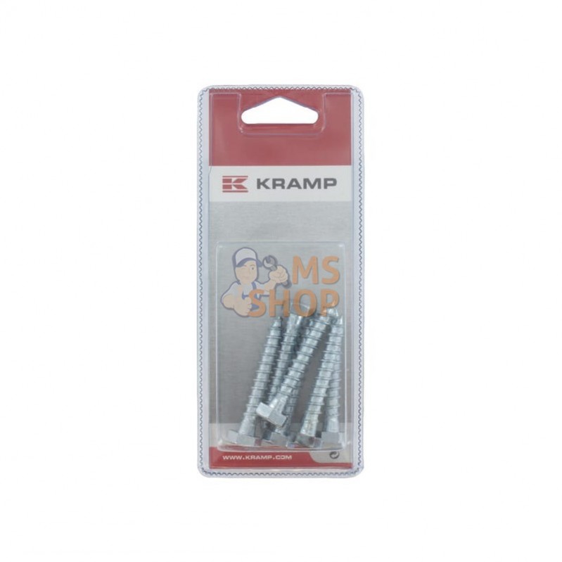 KR571850P006; KRAMP BLISTER; Vis à bois 8x50 4.6 (6x); pièce detachée KR571850P006; KRAMP BLISTER; Vis à bois 8x50 4.6 (6x); pièce detachée