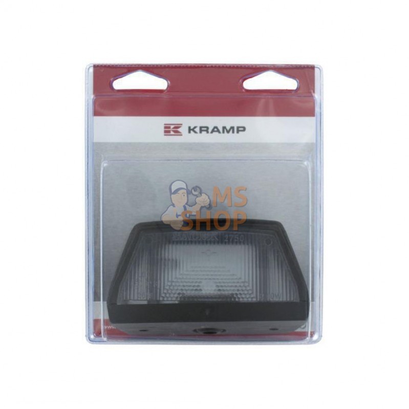 KR488490P001; KRAMP BLISTER; Éclairage plaque immatricul.; pièce detachée KR488490P001; KRAMP BLISTER; Éclairage plaque immatricul.; pièce detachée