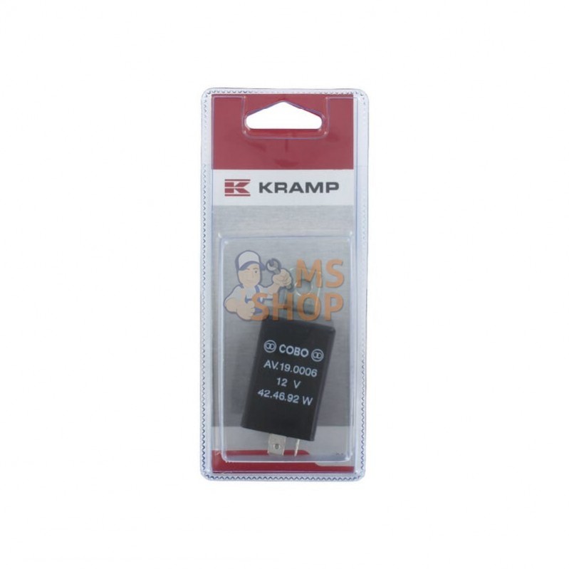 KR190006P001; KRAMP BLISTER; Relais de clignotant 12 V; pièce detachée KR190006P001; KRAMP BLISTER; Relais de clignotant 12 V; pièce detachée