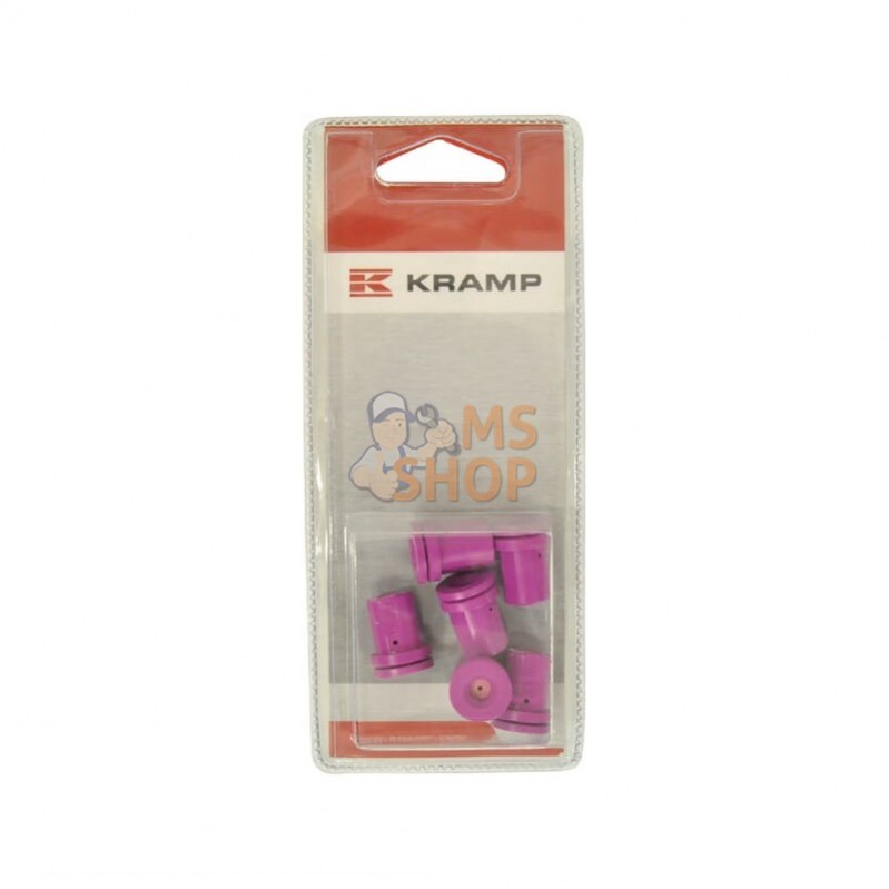 KRTVI80025P006; KRAMP BLISTER; Buse conique 80° lilas (6x); pièce detachée