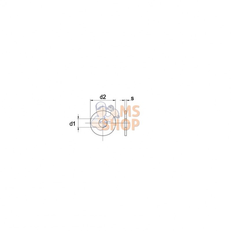 CR1040RVSP050; KRAMP; Coach bolt washer M10x40x1.5mm, Stainless steel A2 Kramp; pièce detachée CR1040RVSP050; KRAMP; Coach bolt washer M10x40x1.5mm, Stainless steel A2 Kramp; pièce detachée