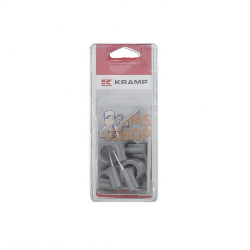 KREM3801625P010; KRAMP BLISTER; Fixation murale pour câble 19/22mm (10x); pièce detachée KREM3801625P010; KRAMP BLISTER; Fixation murale pour câble 19/22mm (10x); pièce detachée