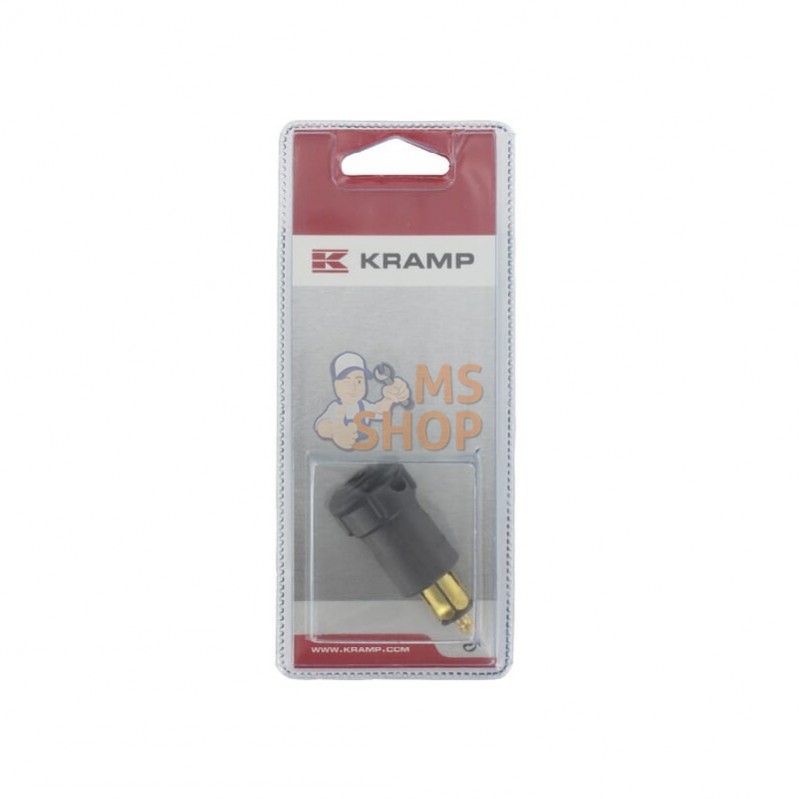 KREL113010P001; KRAMP BLISTER; Fiche 2-p max 8A 12V; pièce detachée KREL113010P001; KRAMP BLISTER; Fiche 2-p max 8A 12V; pièce detachée