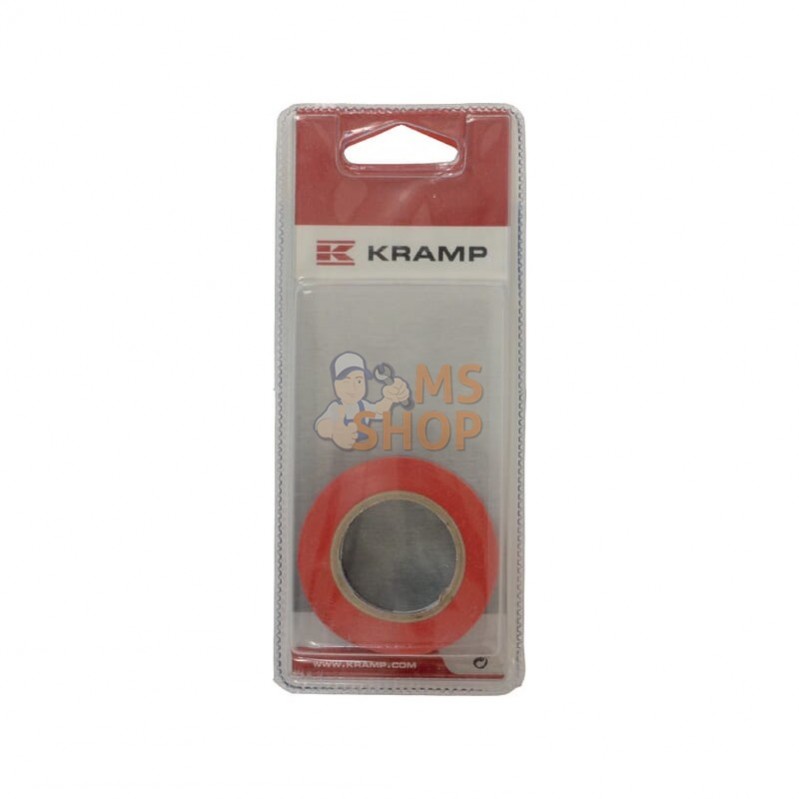 KREM20404P001; KRAMP BLISTER; Bande isol. 15 mm x 10 m rouge; pièce detachée KREM20404P001; KRAMP BLISTER; Bande isol. 15 mm x 10 m rouge; pièce detachée