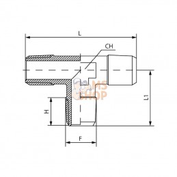 TCMMM14; KUHN; Central Tube; pièce detachée