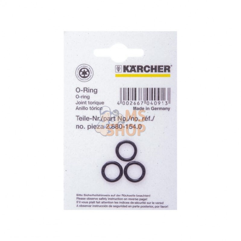 28801540KA; KÄRCHER; Kit de joints toriques, Kärcher; pièce detachée 28801540KA; KÄRCHER; Kit de joints toriques, Kärcher; pièce detachée