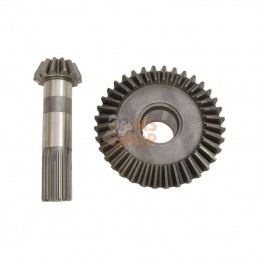 KT55677300; KVERNELAND / TAARUP; Jeu de roue dentée Z = 13/36; pièce detachée