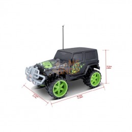 MA82069Z; MAISTO; Jeep Wrangler Rubicon RC vert/noir/blanc 1:16; pièce detachée