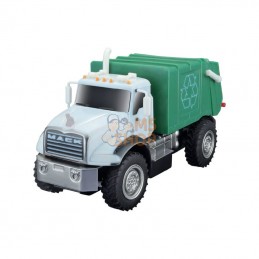 MA82182; MAISTO; Camion à ordures Mack Granite RC blanc/vert ; pièce detachée